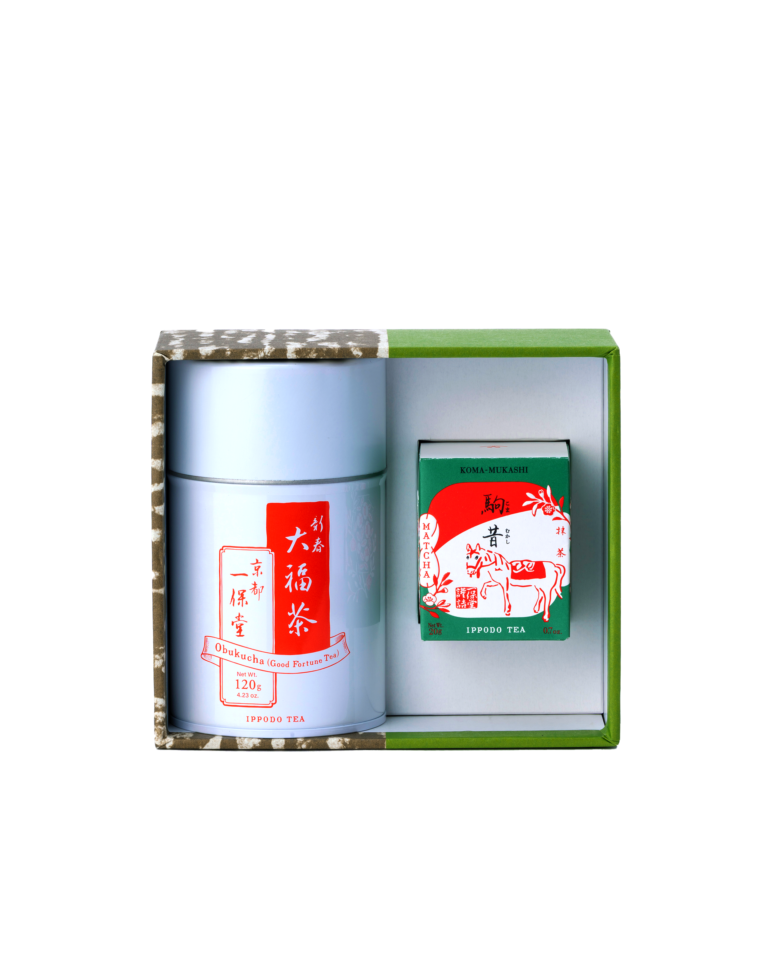 12月1日発売】新春特別抹茶 駒昔20g箱・大福茶 中缶 – 一保堂茶舗