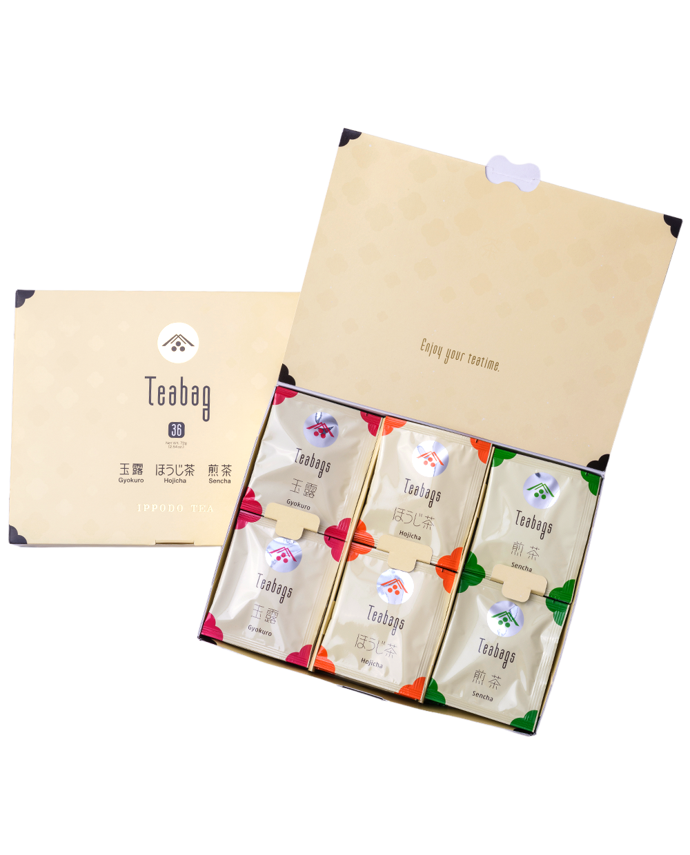 ティーバッグアソート36(玉露・煎茶・ほうじ茶) – 一保堂茶舗