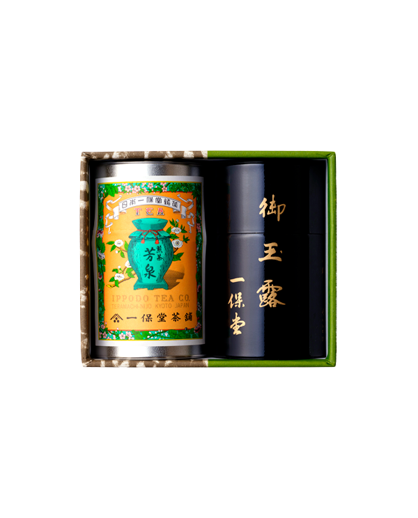 玉露 甘露・ 煎茶 芳泉 (小缶) – 一保堂茶舗