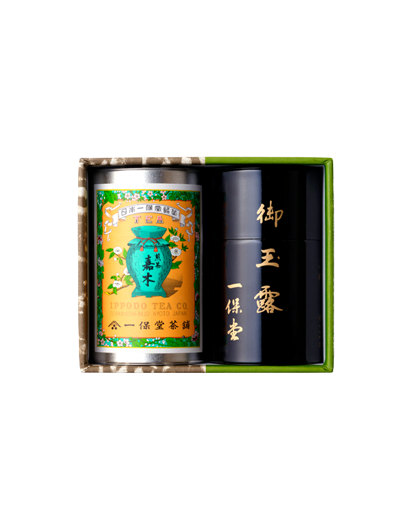 玉露 甘露・煎茶 嘉木 (小缶) – 一保堂茶舗