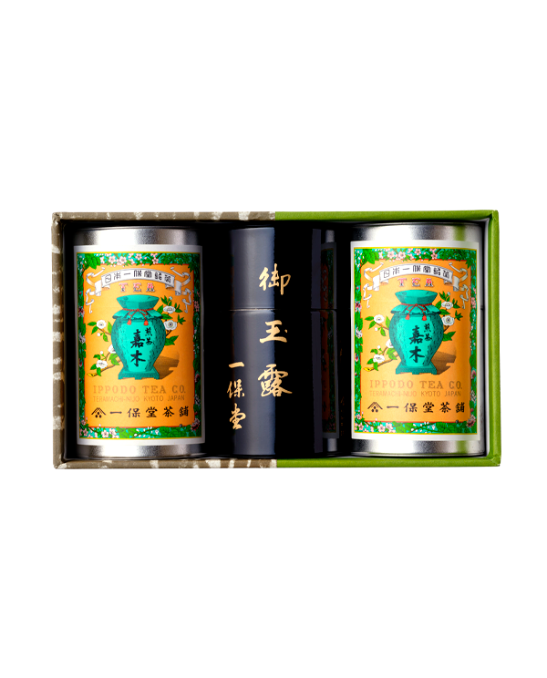 一保堂小缶3本入りセット(一保園✕2、嘉木✕1) 玉露 甘露・煎茶 嘉木2本 (小缶) – 一保堂茶舗