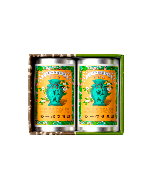 玉露 鶴齢・煎茶 薫風 (小缶) – 一保堂茶舗