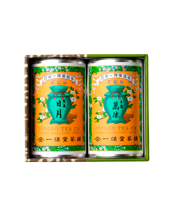 玉露 萬徳・煎茶 日月 (中缶)