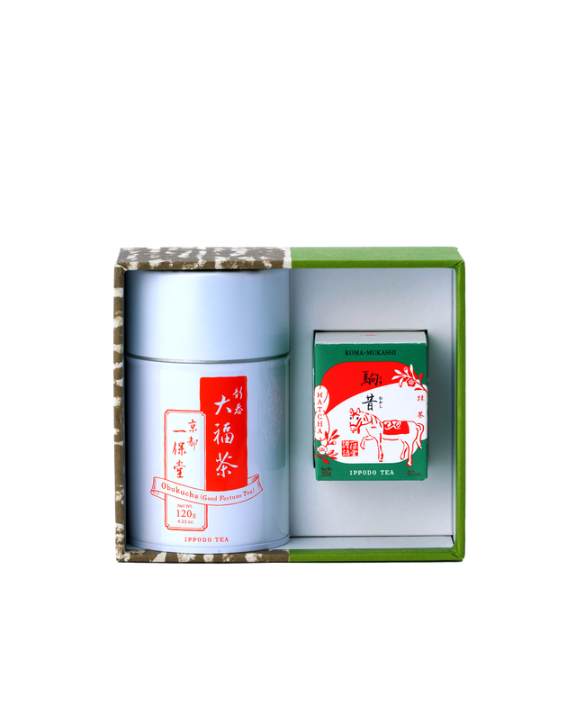 【12月1日発売】新春特別抹茶 駒昔20g箱・大福茶 中缶