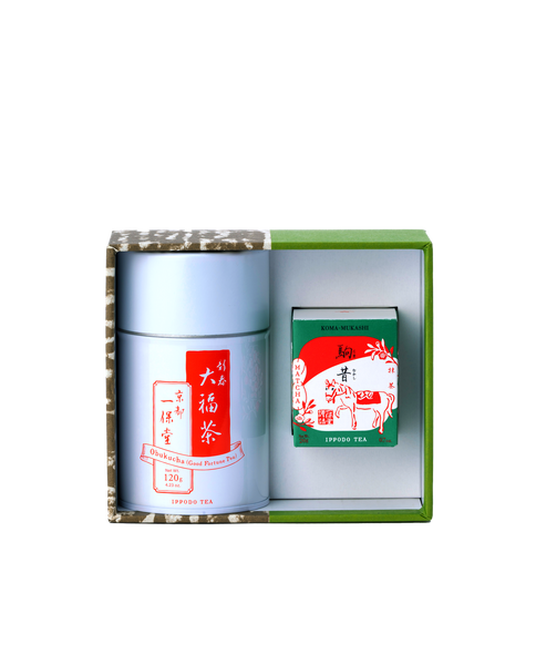 12月1日発売】新春特別抹茶 駒昔20g箱・大福茶 中缶 – 一保堂茶舗