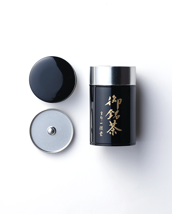 玉露 天下一・煎茶 嘉木　錻力製茶筒(中)特製箱入