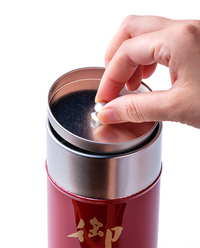 玉露 天下一・煎茶 嘉木　錻力製茶筒(中)特製箱入
