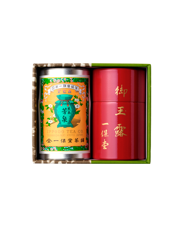 玉露 麟鳳・煎茶 芳泉 (小缶) – 一保堂茶舗 玉露 麟鳳・煎茶 芳泉 (小缶) – 一保堂茶舗