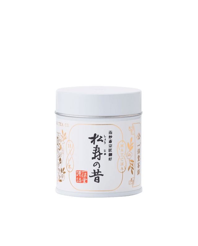抹茶 松寿の昔(しょうじゅのむかし)40g缶