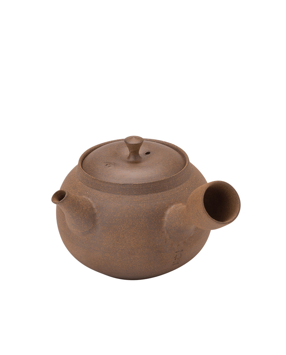 煎茶道具 萬古焼 古稀一光作 手捻 横手急須 茶壷 D R5563 茶器類 – 一保堂茶舗