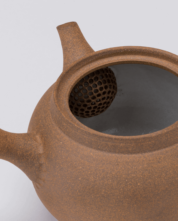 煎茶道具 萬古焼 古稀一光作 日本晴刻 手捻 横手急須 茶壷 D 煎茶道具 萬古焼 古稀一光作 日本晴刻 手捻 横手急須 茶壷 D